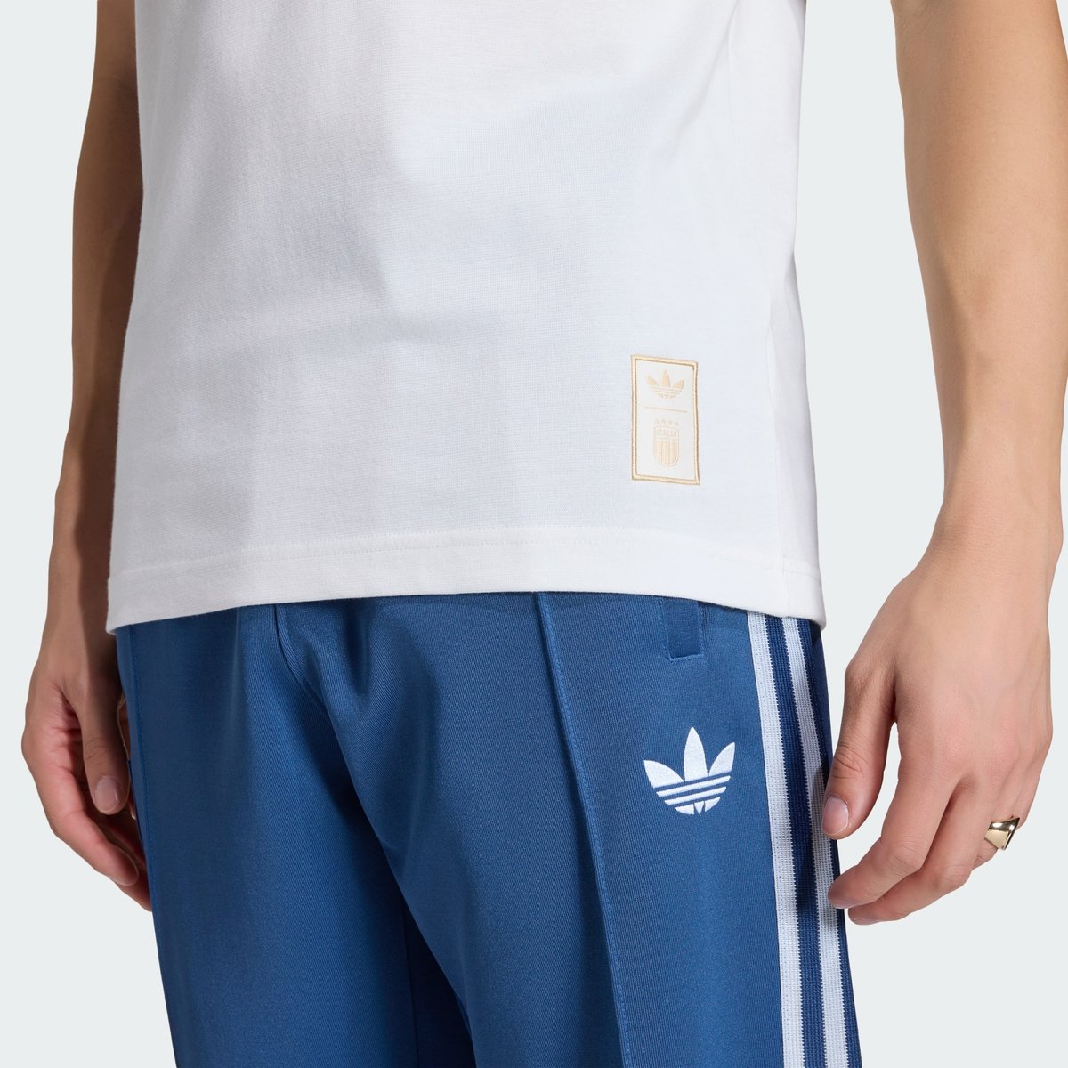 T-Shirt Italy Originals T-Shirt Italy Originals crystal white, adidas Performance