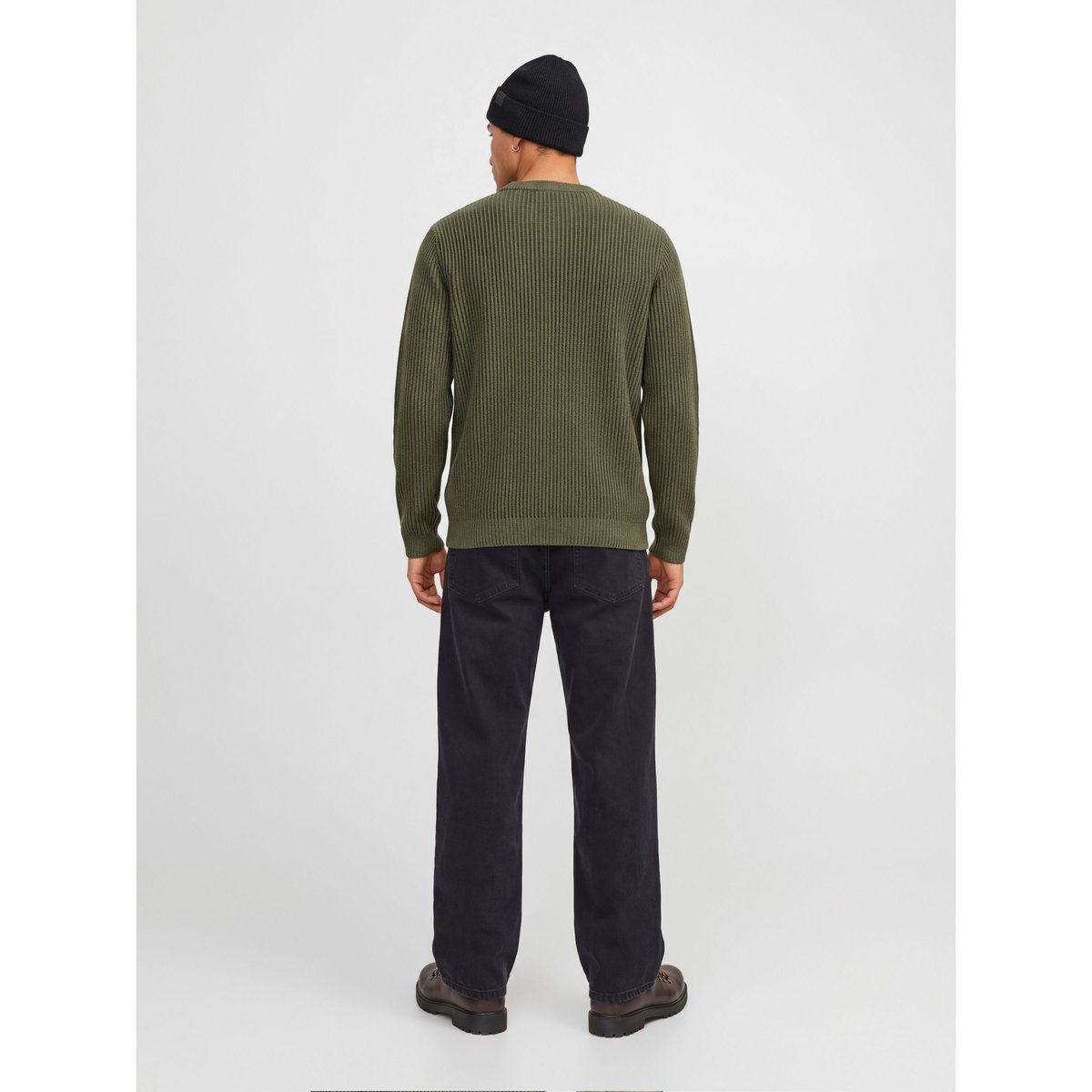 Pull En Maille black 1, JACK & JONES