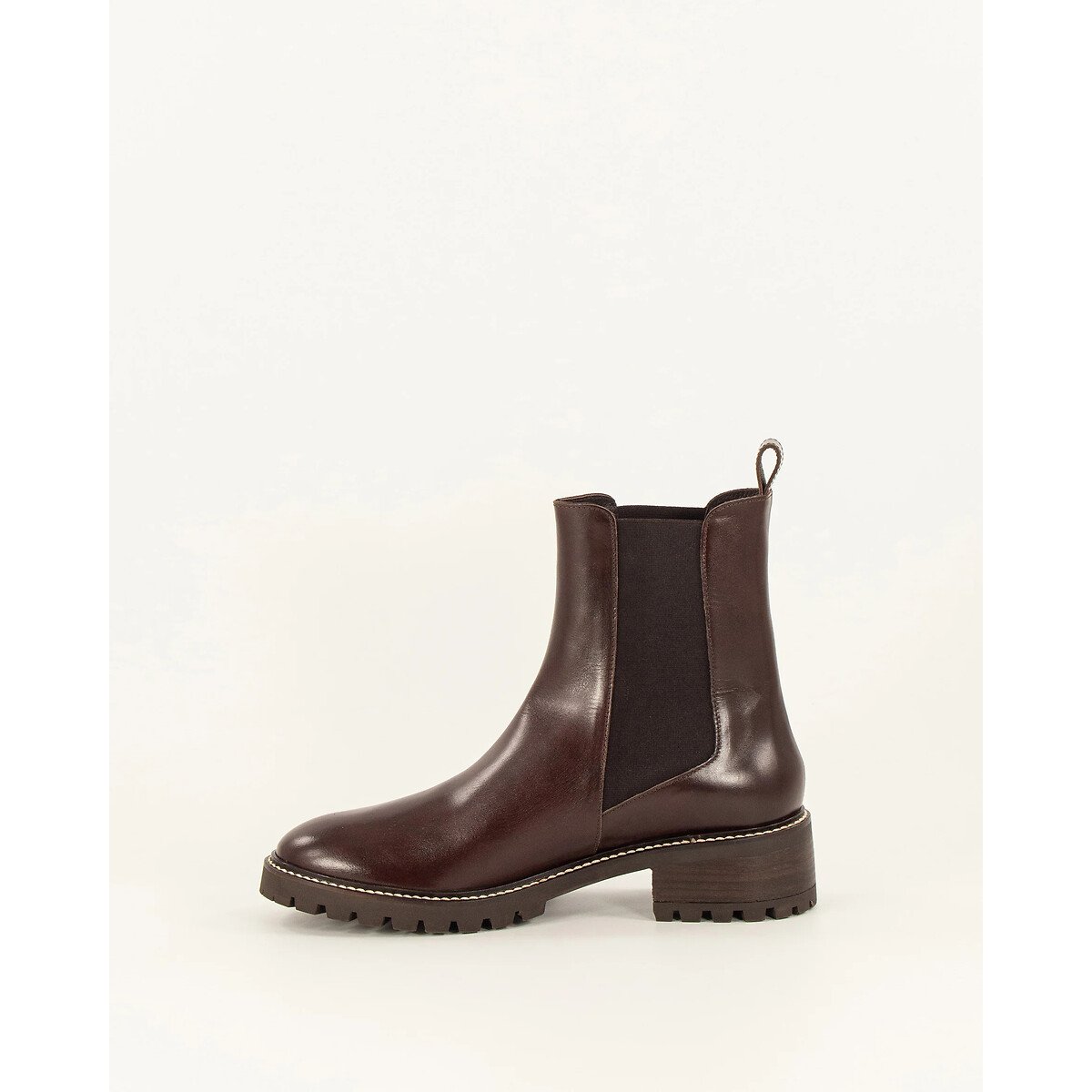 Bottines Chelsea en cuir, AINWICK marron, SESSUN