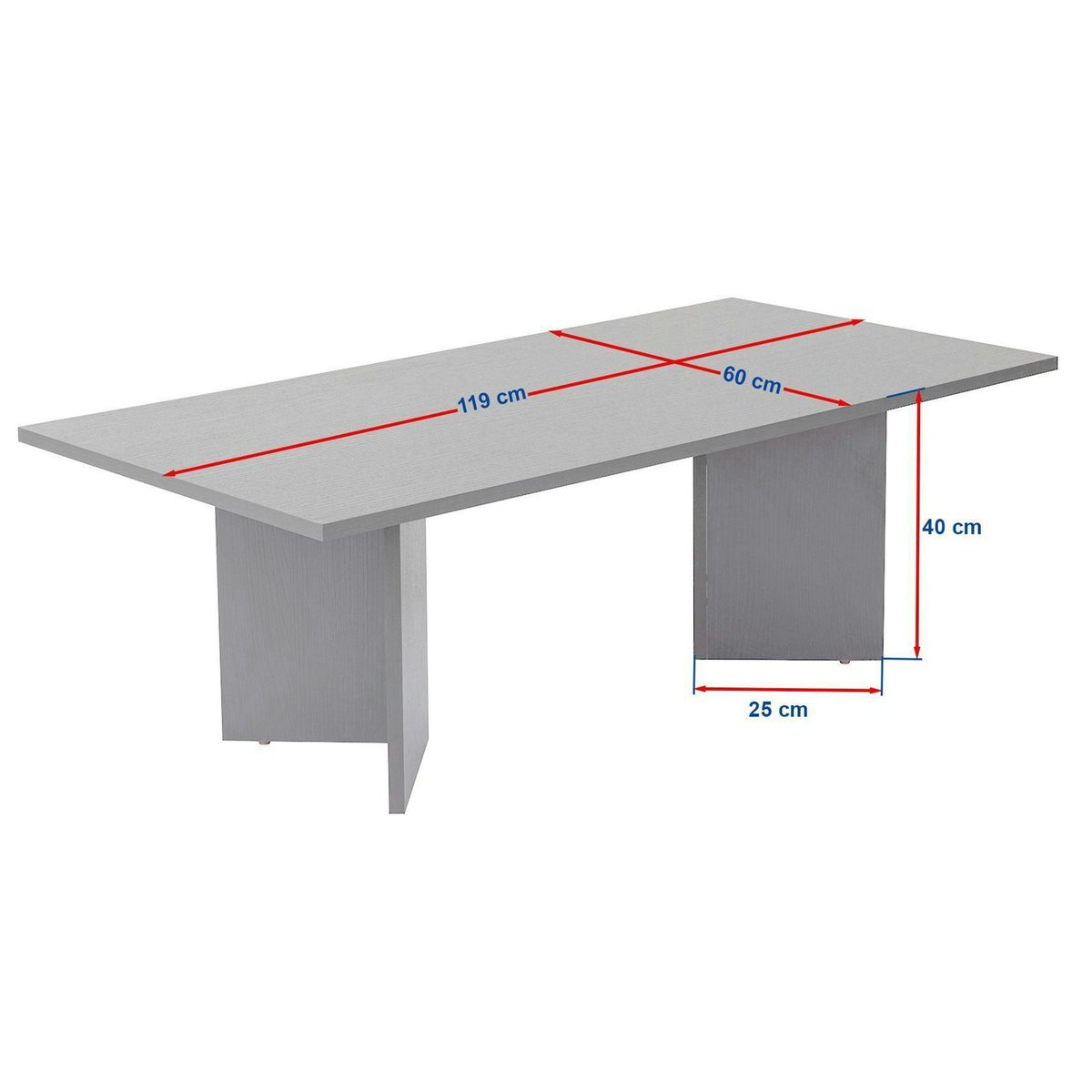 Table basse rectangulaire- pieds V MARFA travertin et noyer, PIER IMPORT