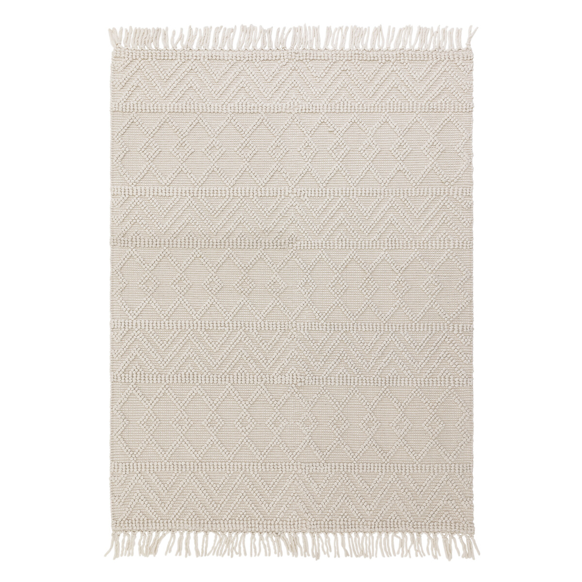 Modern Boho Patterned Rug ivory, ÉDITÉ