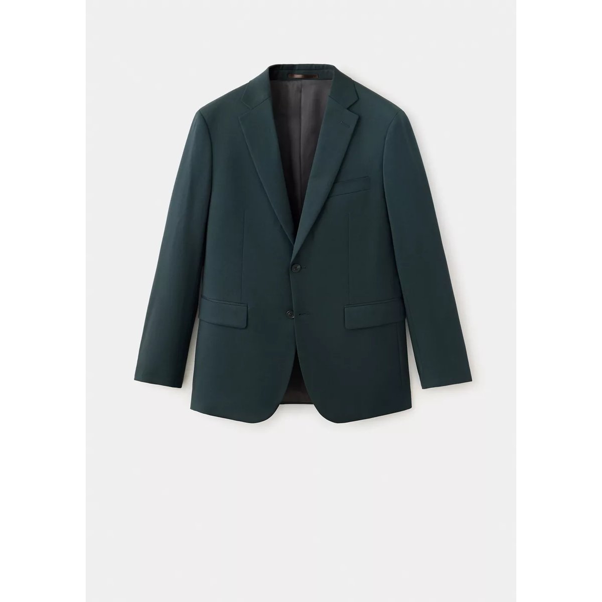 Veste costume Turin 100 % laine vierge vert foncé, MANGO MAN