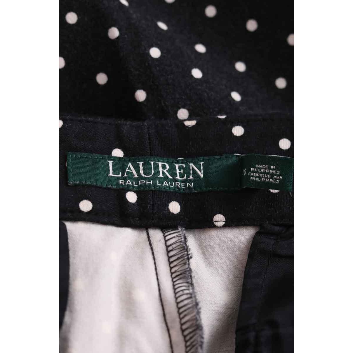Pantalon droit - Très Bon État noir, RALPH LAUREN