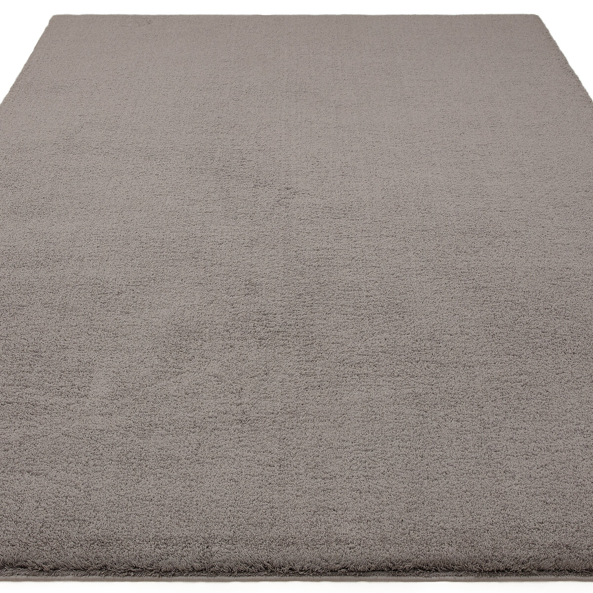 Como Silky Soft Plain Rug charcoal, SO'HOME