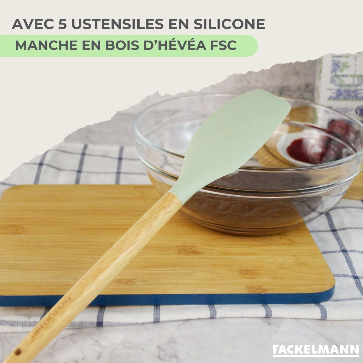 3 poêles 20/24/28, 3 faitouts 16/20/24 ETHERNA inox, FACKELMANN