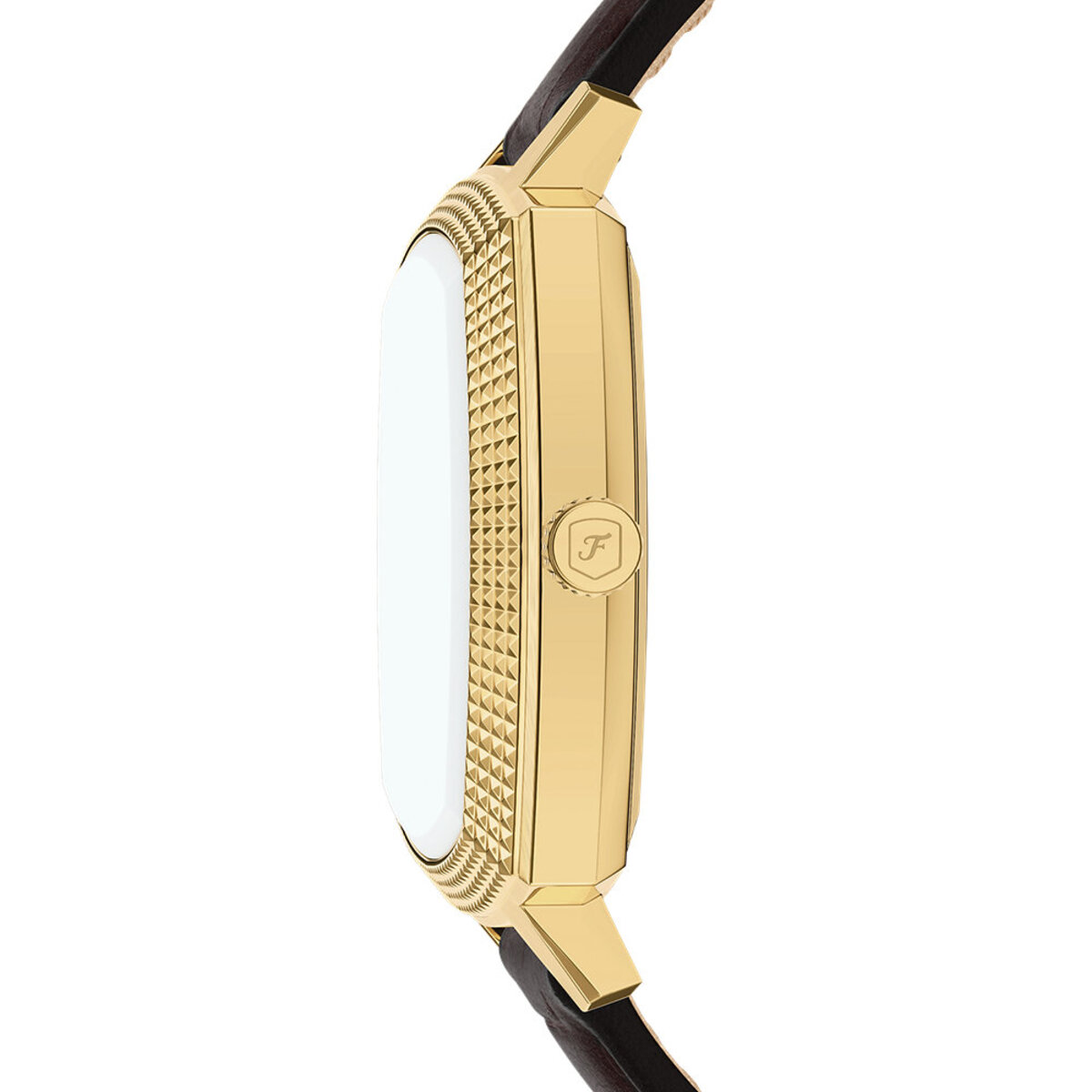 Montre Analogique MACHINE LUXE doré bleu marron, FOSSIL