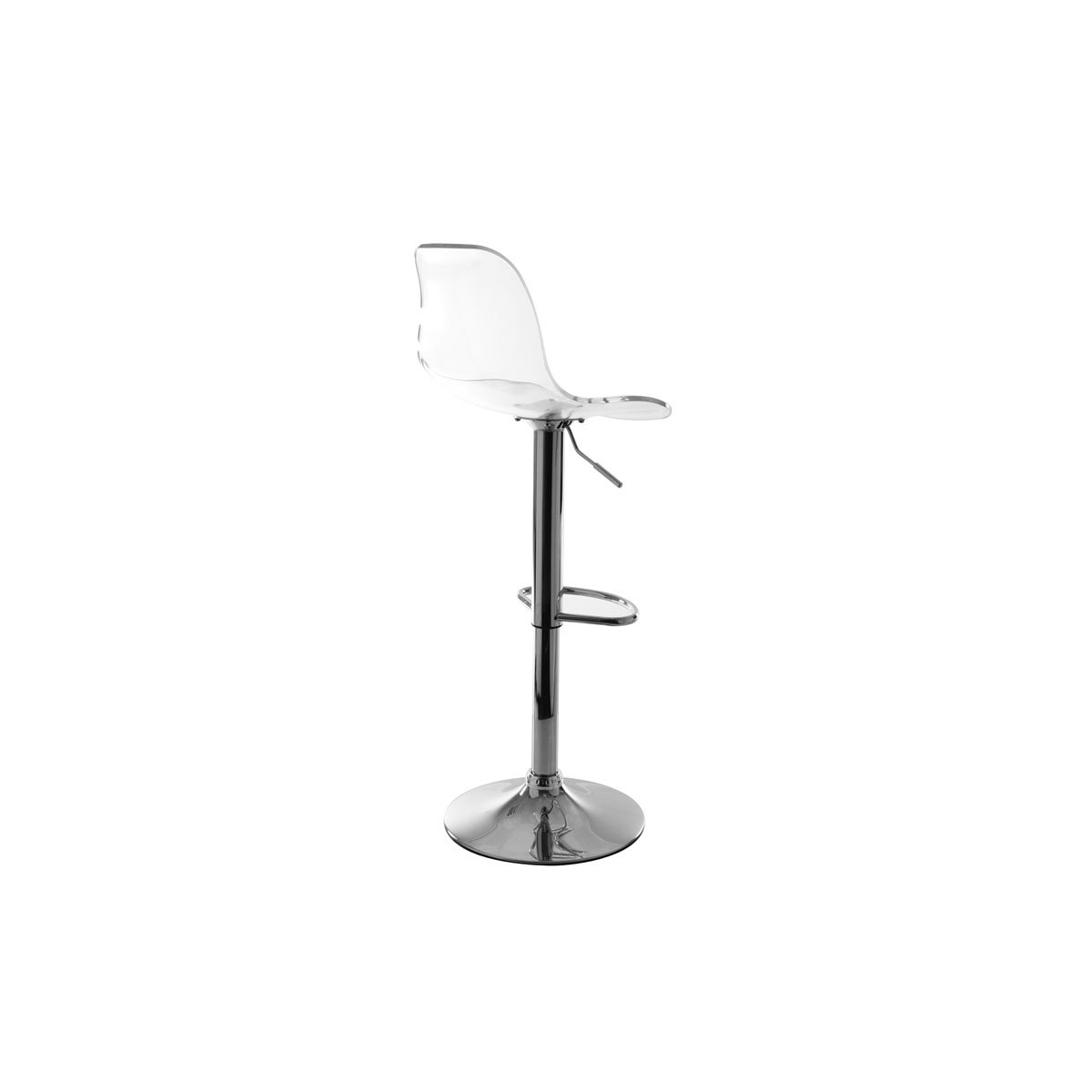 Tabouret de bar transparent GALILEO transparent, MILIBOO