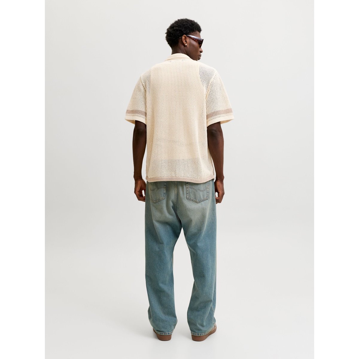 Chemise En Maille blanche - sea salt, JACK & JONES