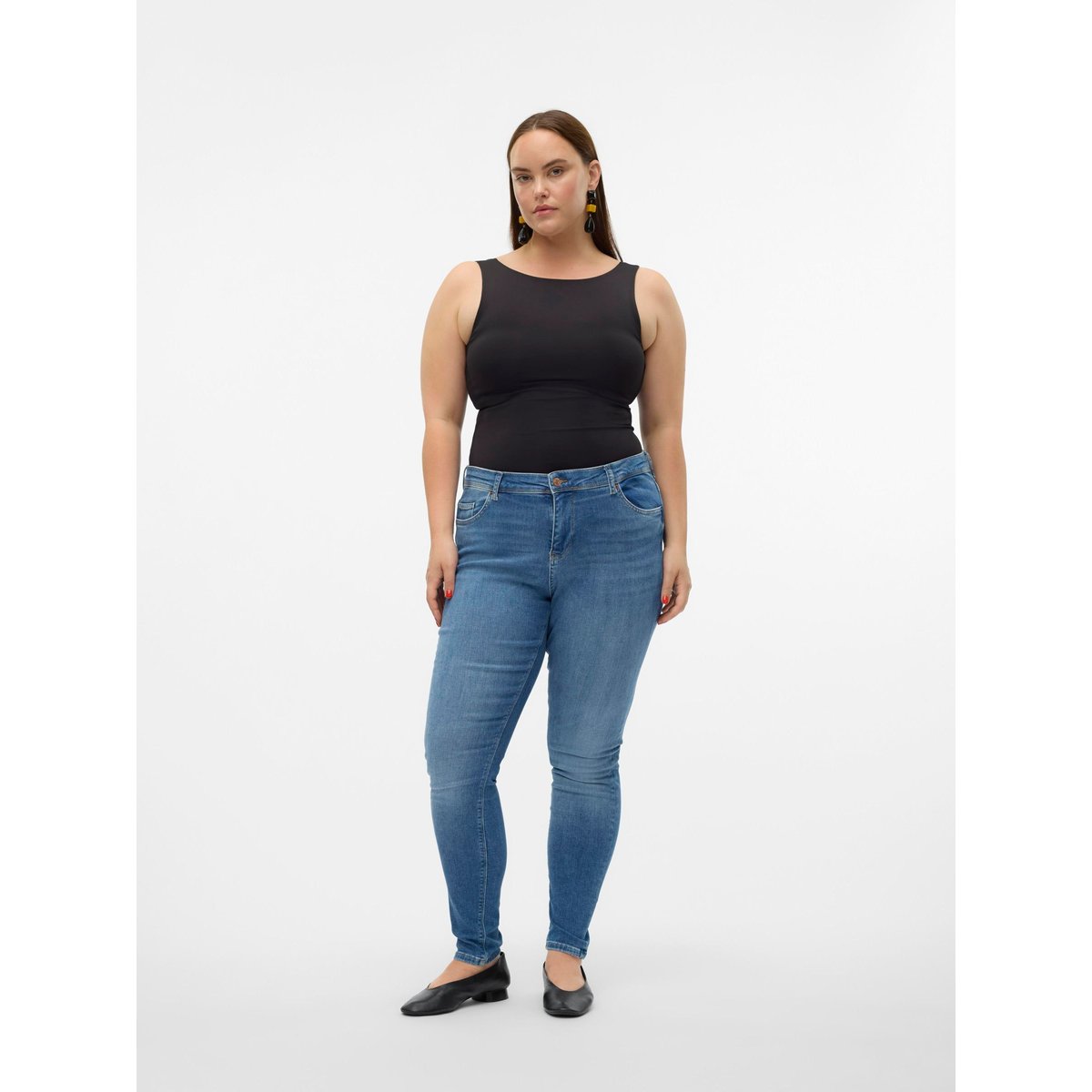 Jean Slim medium blue denim, VERO MODA