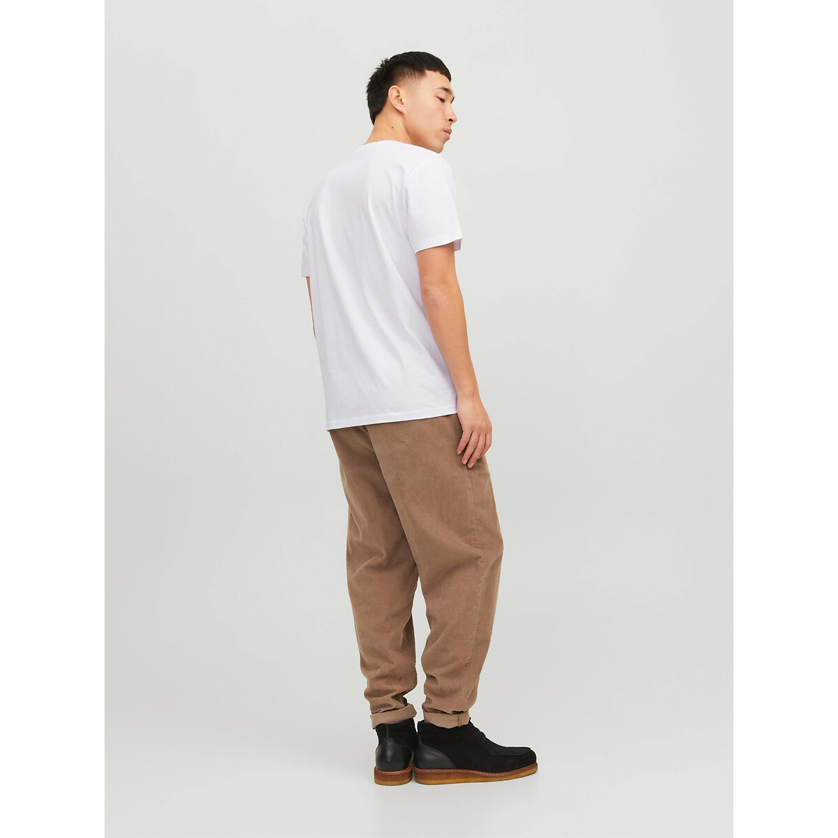 T-shirt Corp Small Logo blanc pur, JACK & JONES