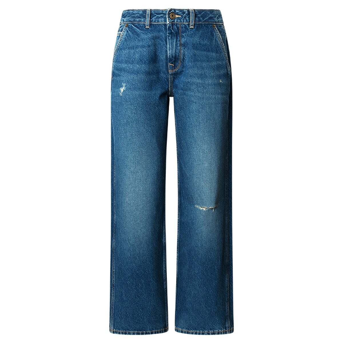 Jean Coupe Large, Taille Moyenne - Hazel vintage worn true blue, PEPE JEANS