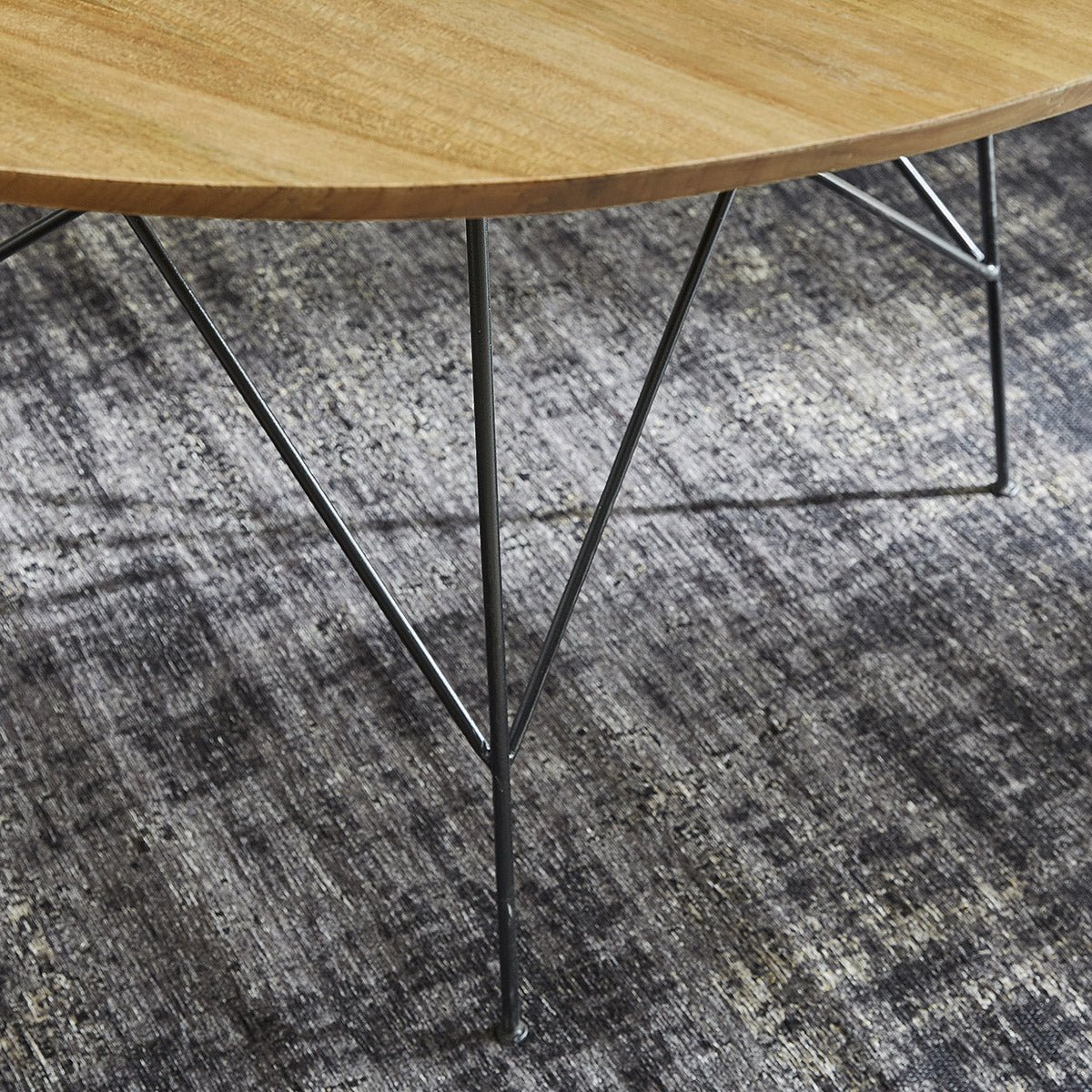 Table en bois massif 4 pers. TILO naturel, BERAH GETAH