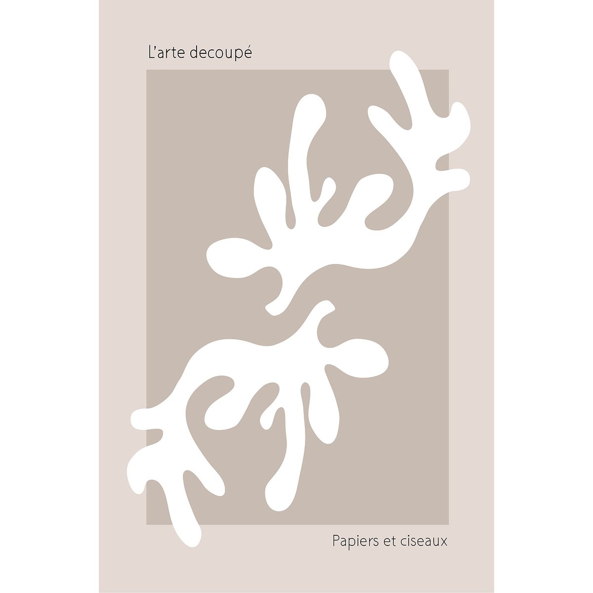 Tableau papiers et ciseaux tableau alu dibond, HEXOA