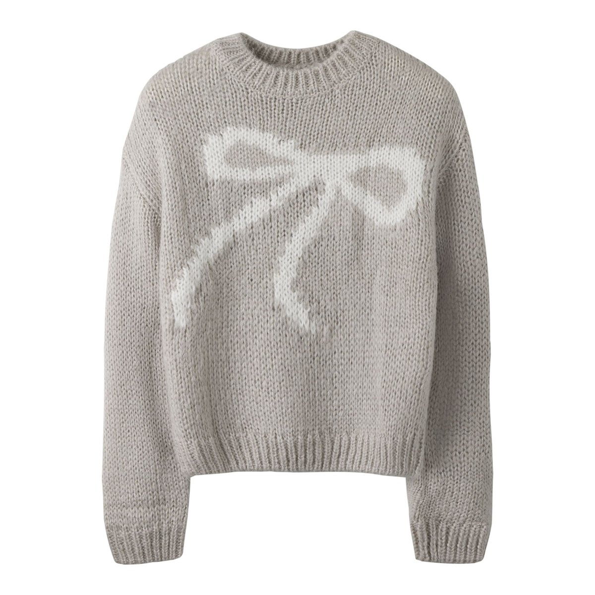 Pull En Maille gris - light grey melange1, NAME IT