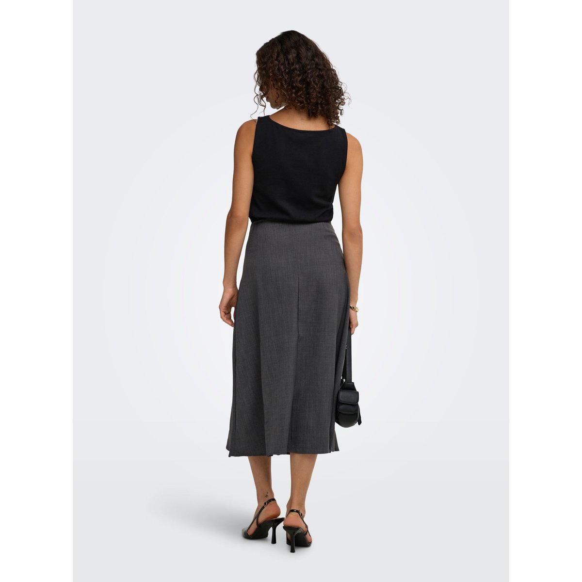 Jupe dark grey melange, JDY