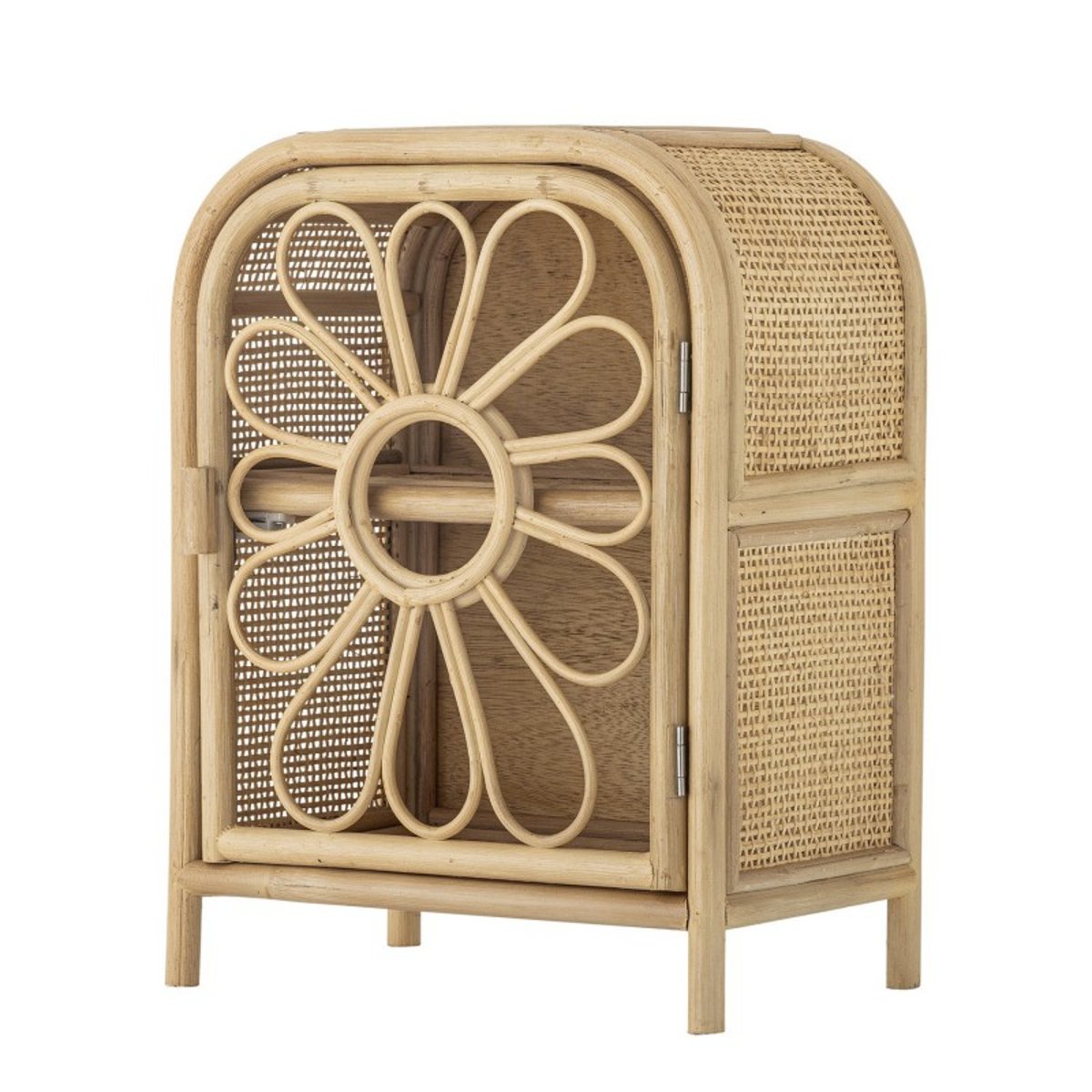 Table de chevet meuble rotin ANUKE bois clair, BLOOMINGVILLE