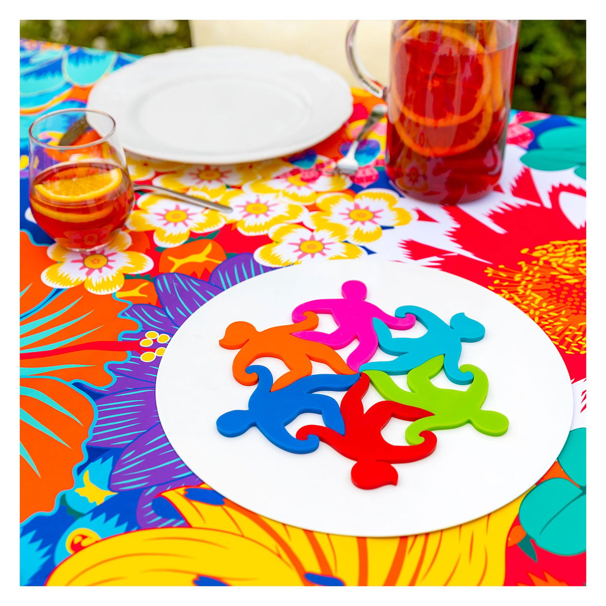 Dessous de plat  Entrenous multicolore, PYLONES
