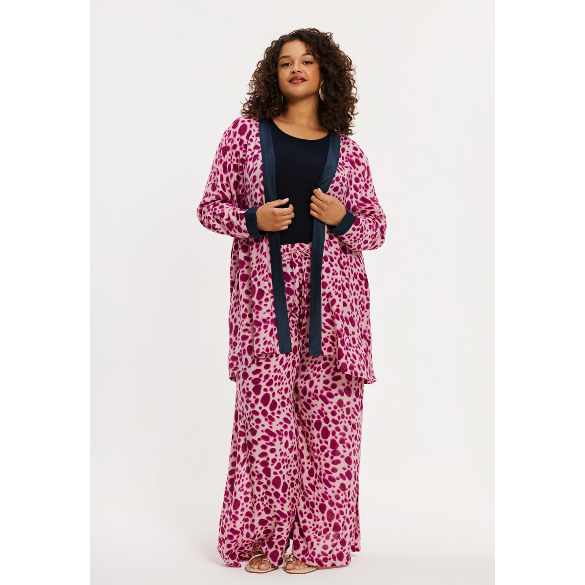 Pantalon Flare Fit rose, YOEK