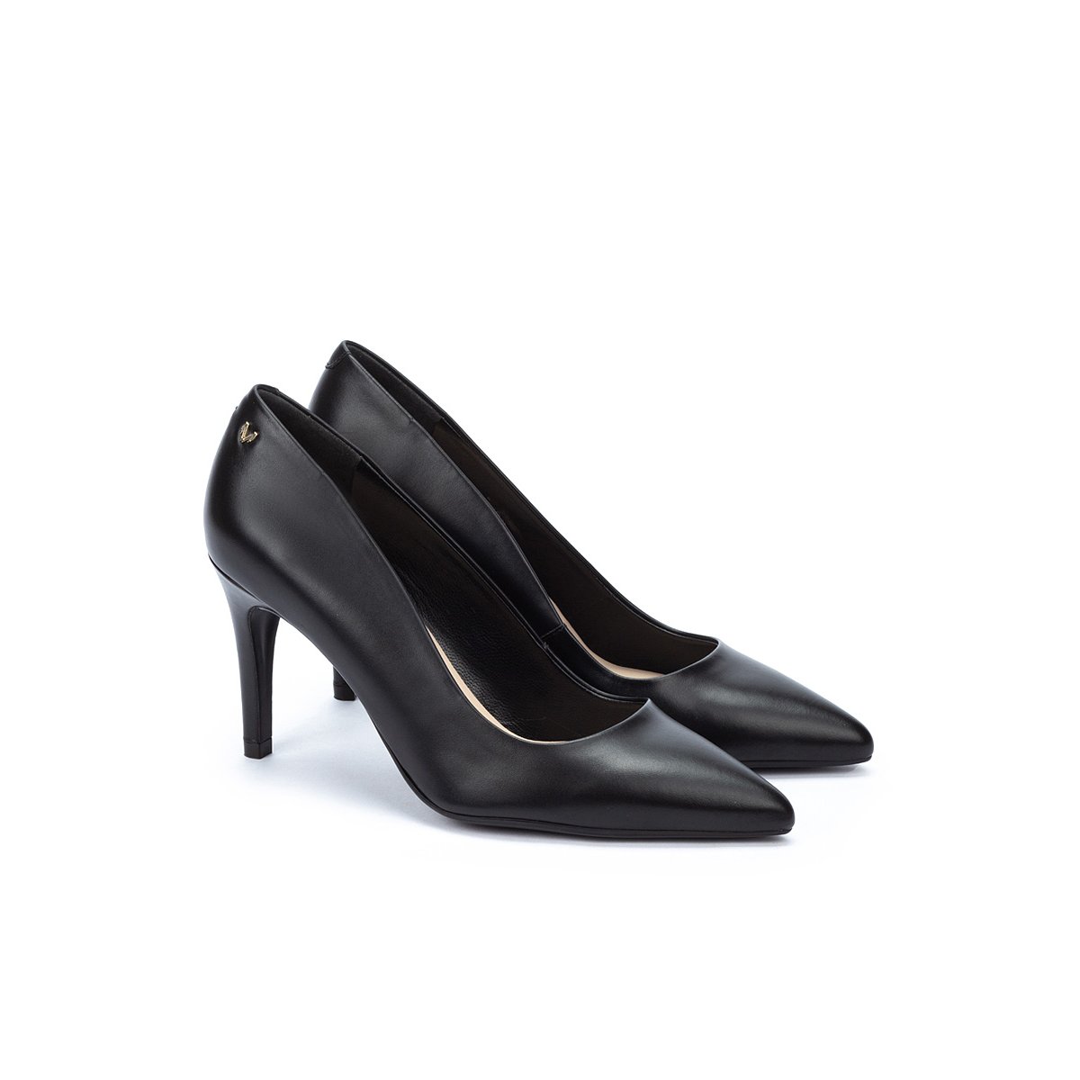 Chaussures à talon cuir Thelma black, MARTINELLI