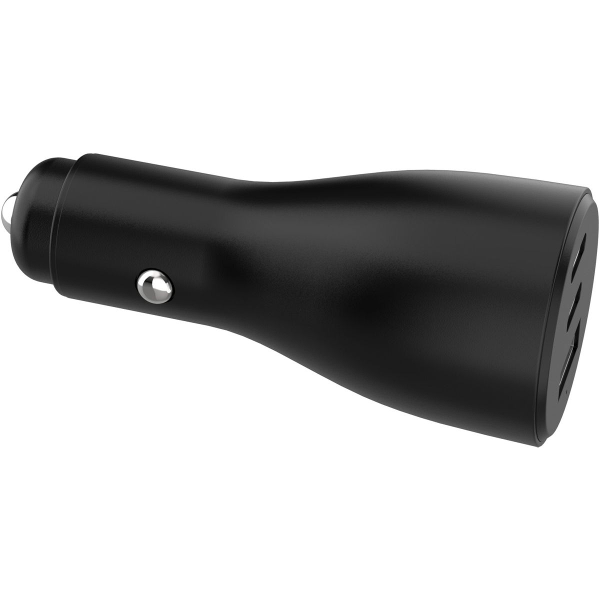 Chargeur allume cigare 72W 2x USB-C + USB-A noir couleur unique, ADEQWAT