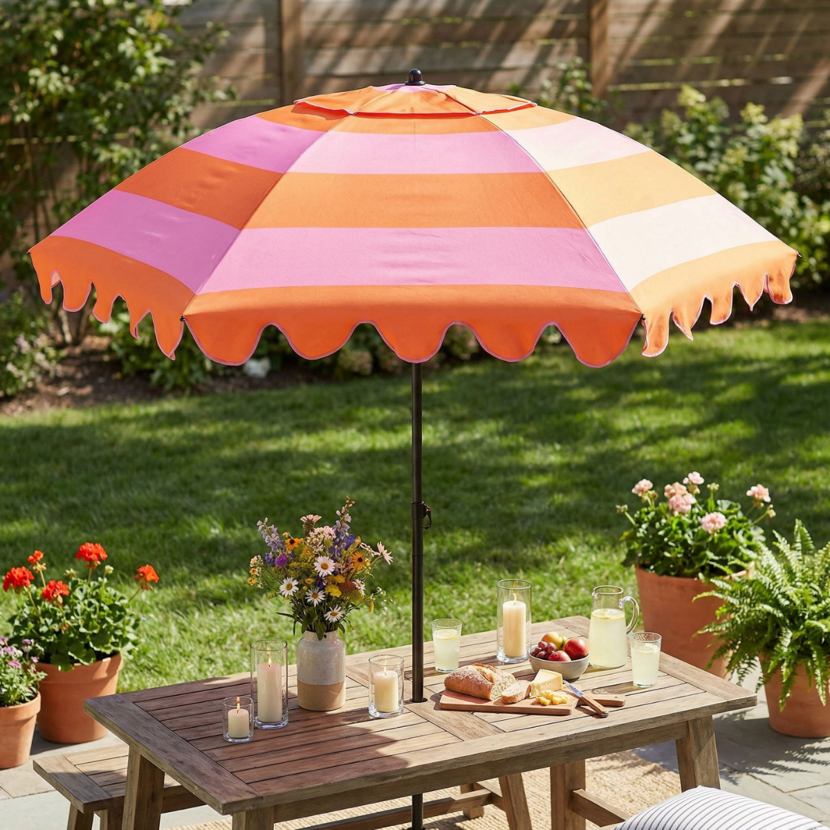 Parasol orange, MICA DECORATIONS