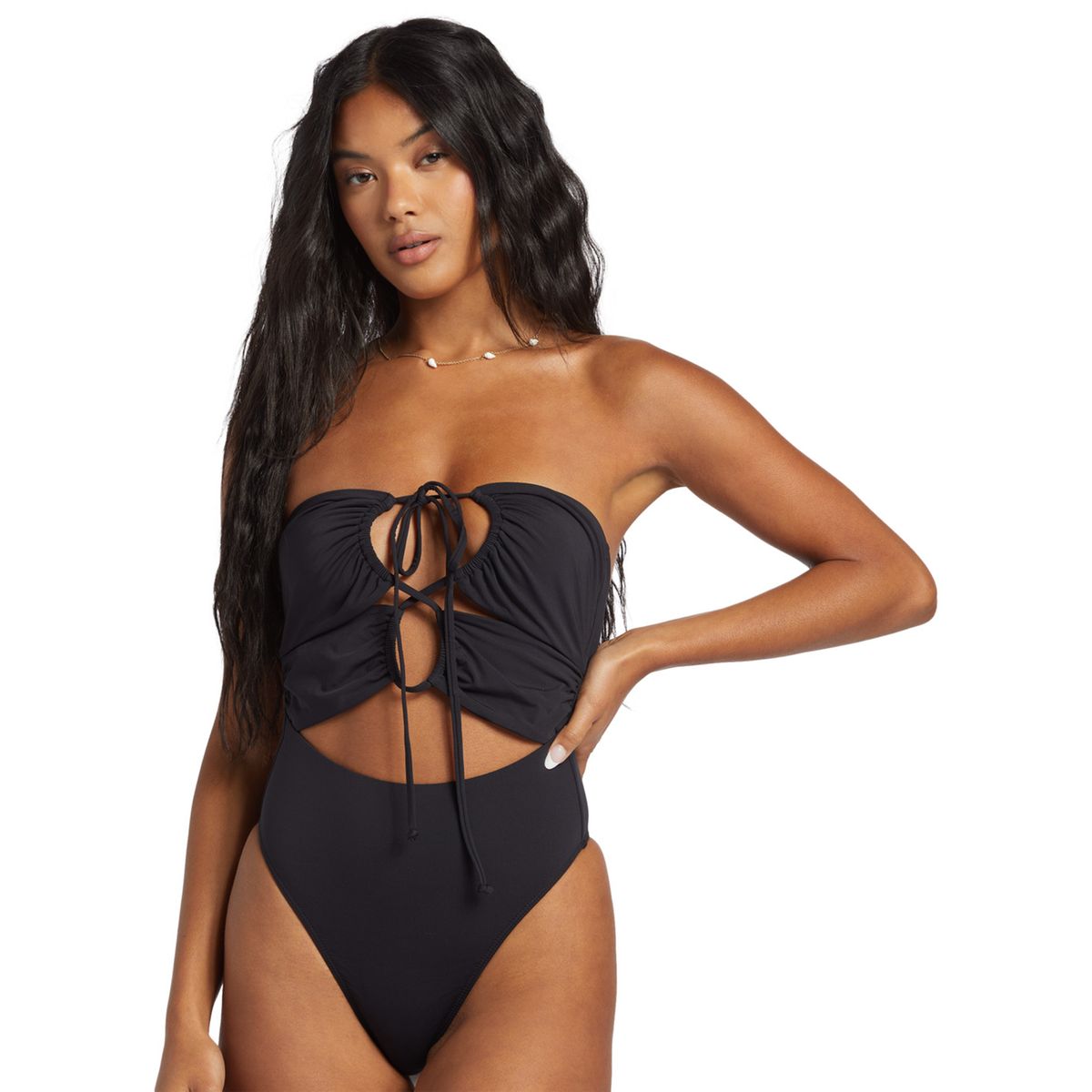 Maillot de bain une pièce SOL SEARCHER ONE-PIECE noir black pebble, BILLABONG