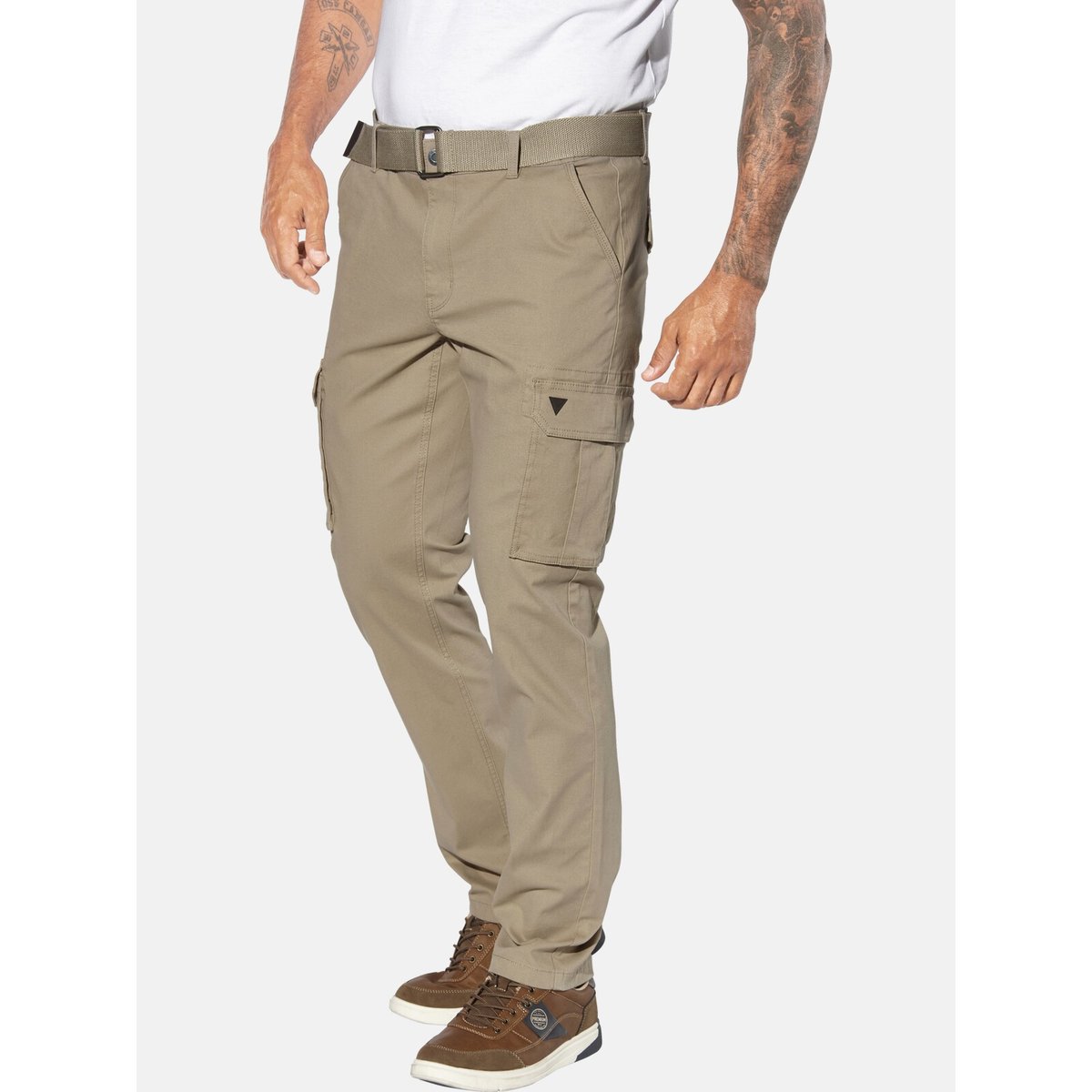 Pantalon cargo GUNNMARK beige, JAN VANDERSTORM