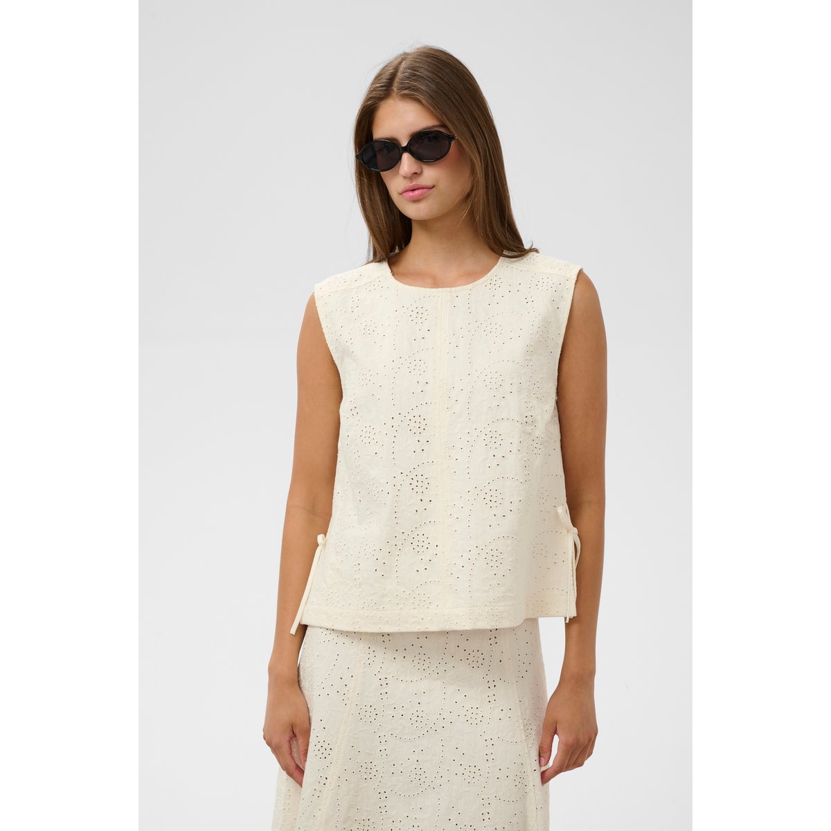 Blouse à manches courtes blanc star white, SOAKED IN LUXURY