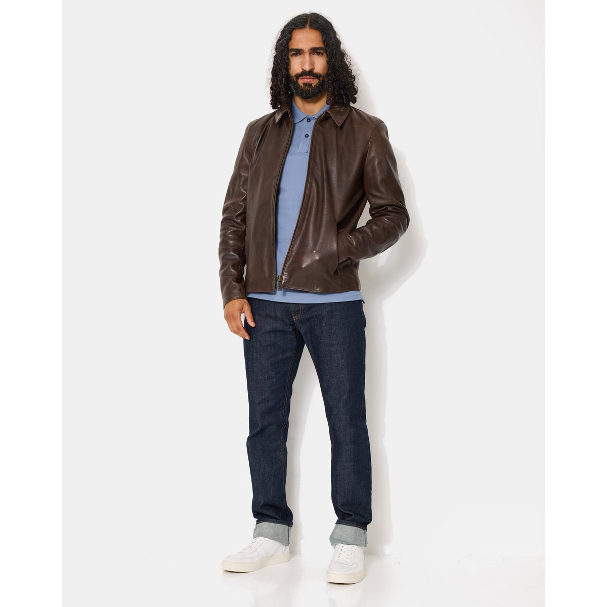 en cuir TROOPER marron, CHEVIGNON