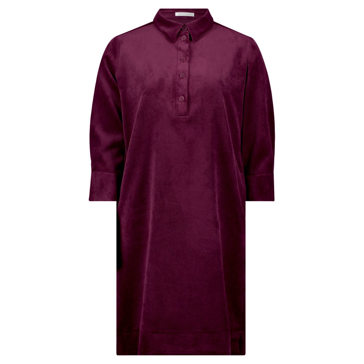 Robe casual à col dark aubergine, BETTY & CO
