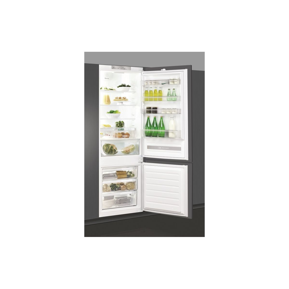 Réfrigérateur combiné encastrable SP408102FR intégrable, WHIRLPOOL