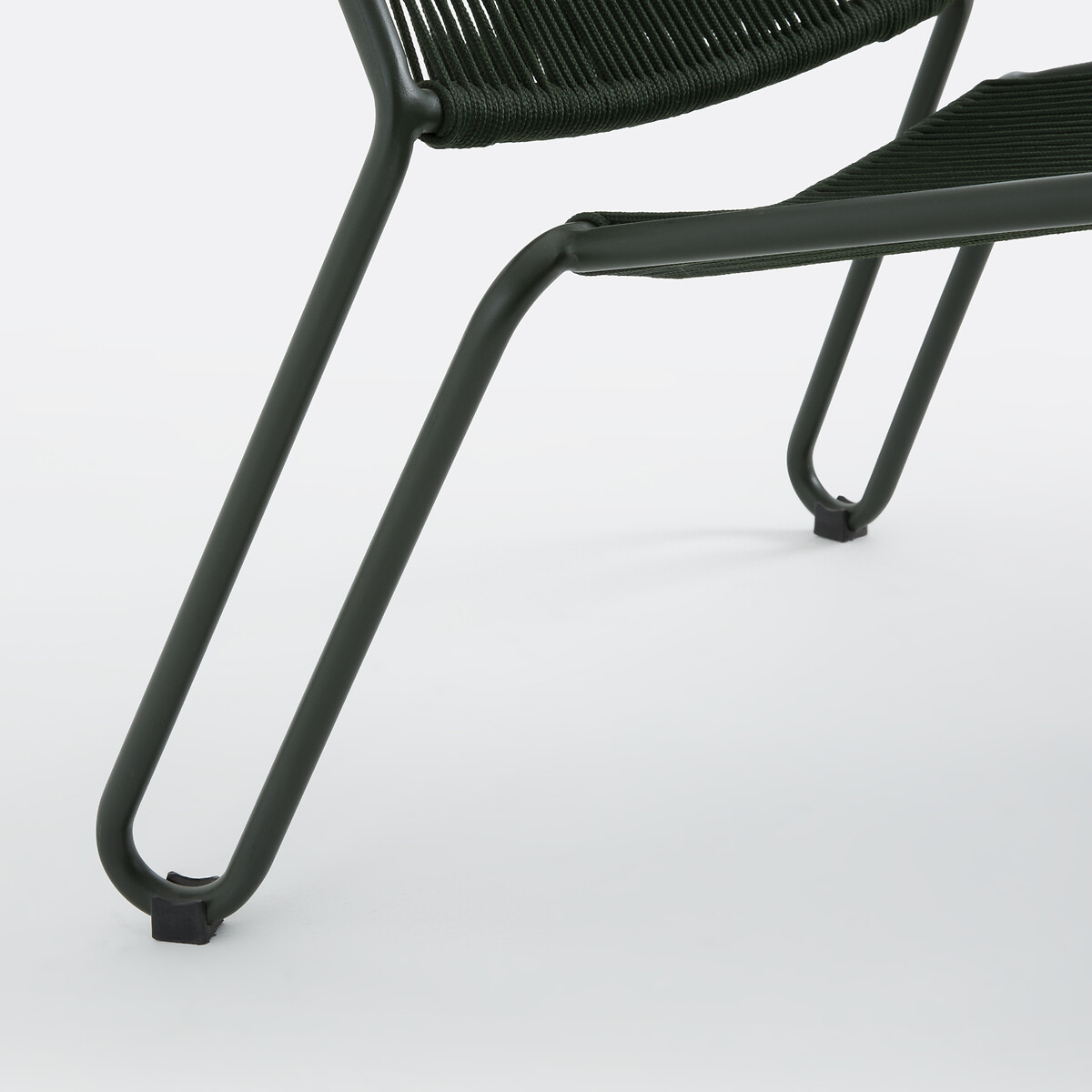 Fauteuil bas de jardin, en corde tressée, MASIX kaki, LA REDOUTE INTERIEURS