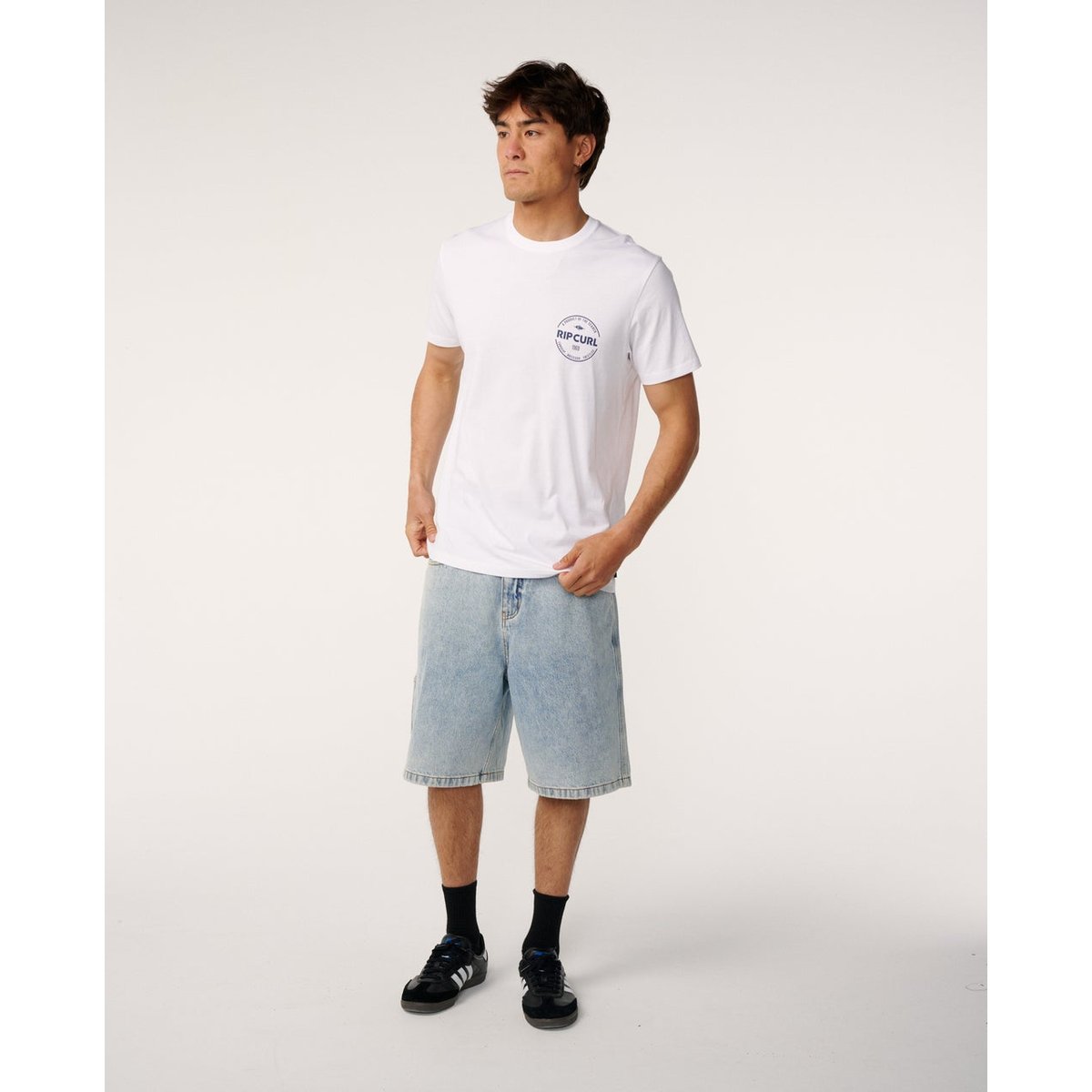 T-shirt STAPLE blanc, RIP CURL