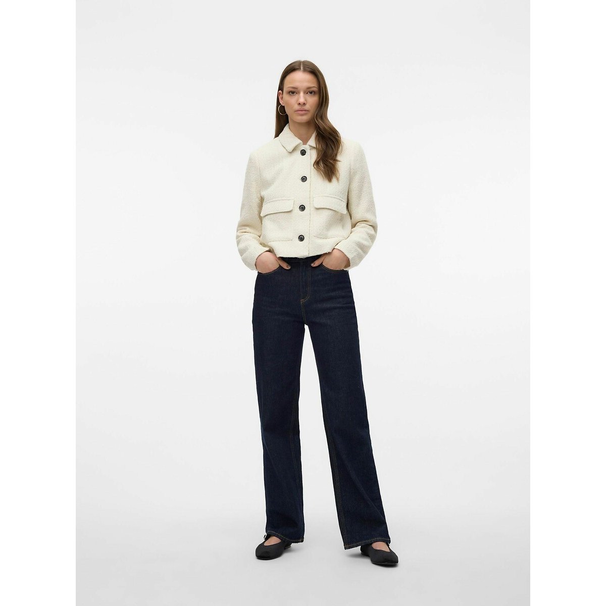 Veste courte beige, VERO MODA