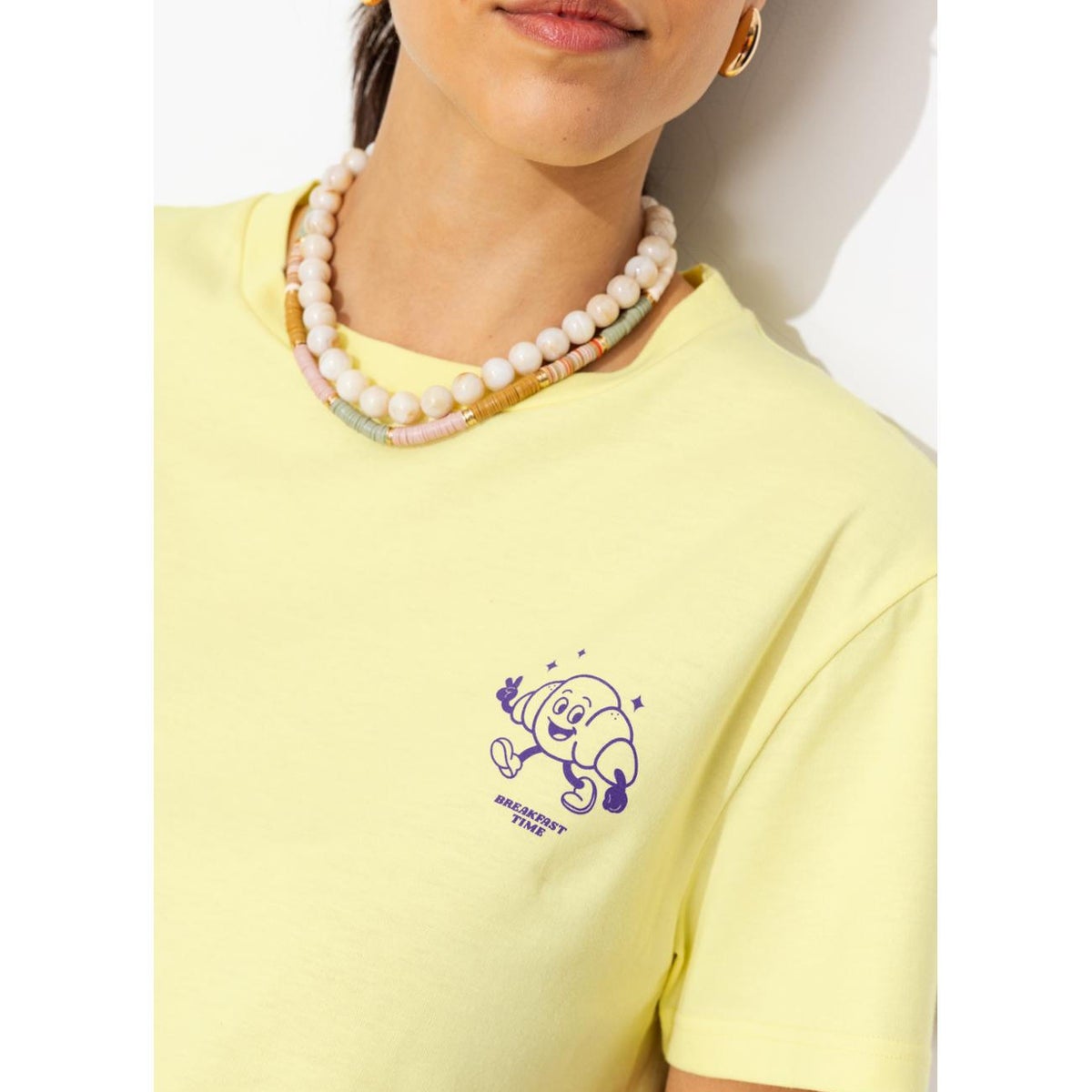 T-shirt  made in France jaune, PROMOD