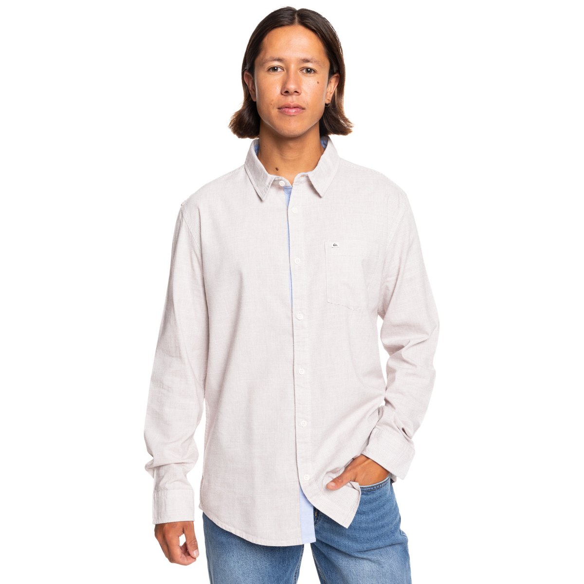 Chemise manches longues LHANBRYDE rouge tibetan red, QUIKSILVER