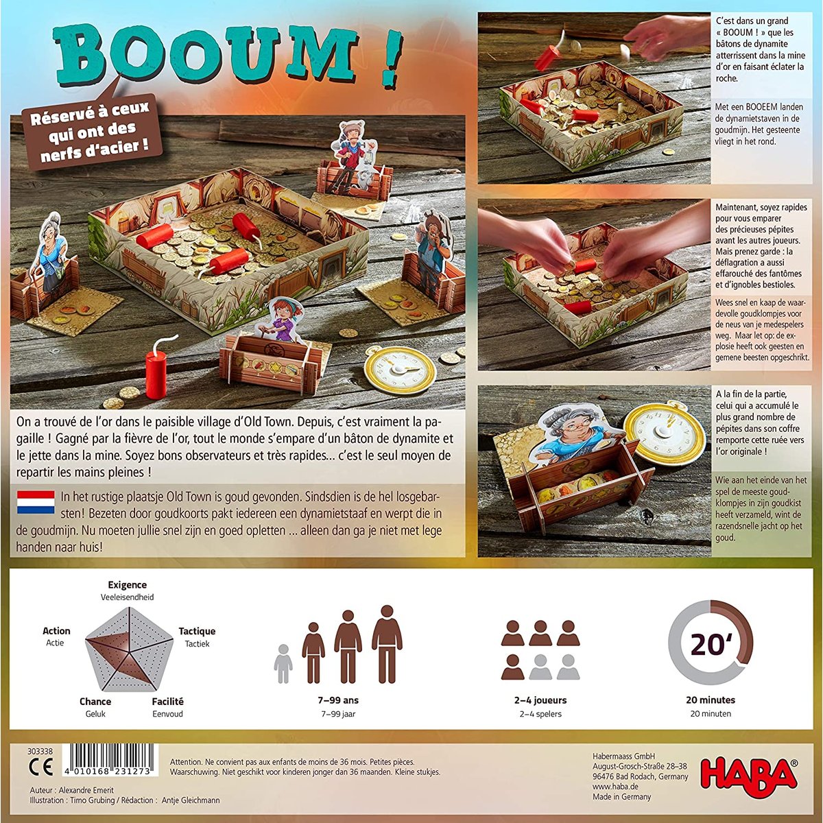 BOOUM ! orange, HABA