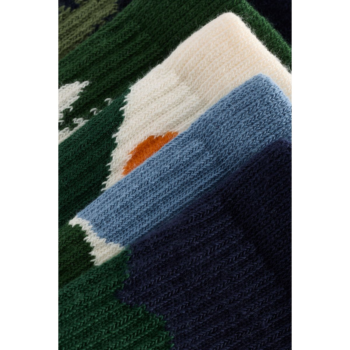Chaussettes côtelé à passepoil, 5 paires multi-couleurs, NEXT