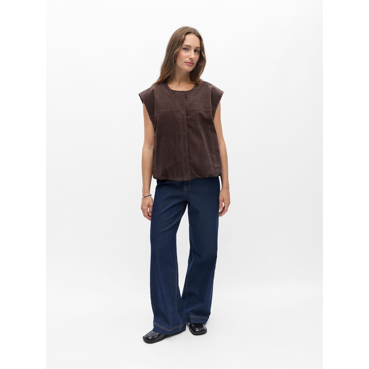 Gilet marron - seal brown1, OBJECT
