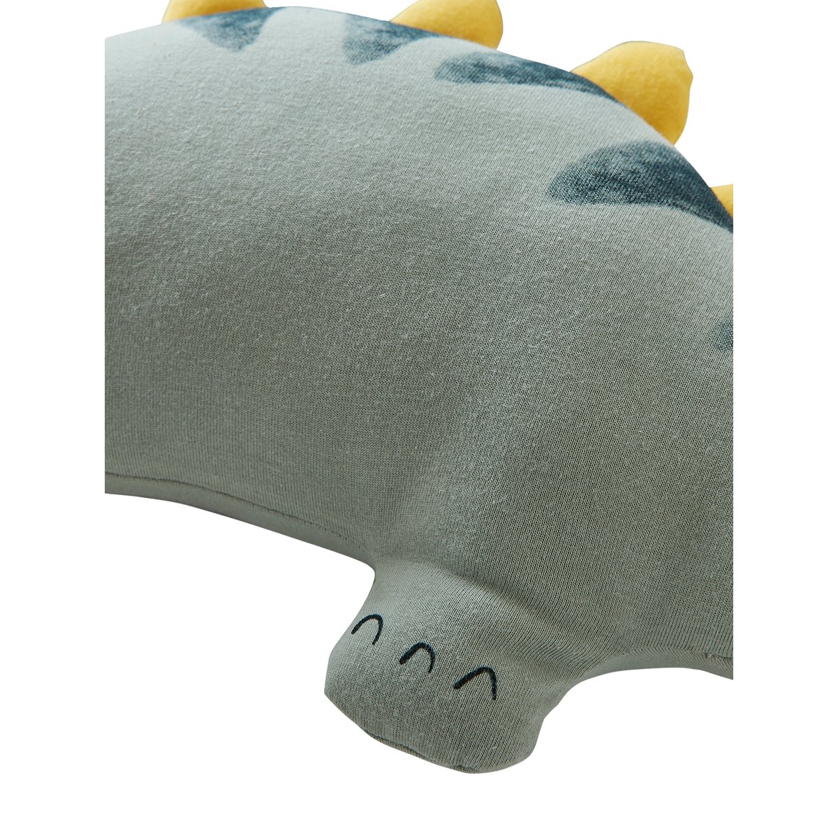 Lot 2 coussins PETIT DINO bleu / kaki, VERTBAUDET