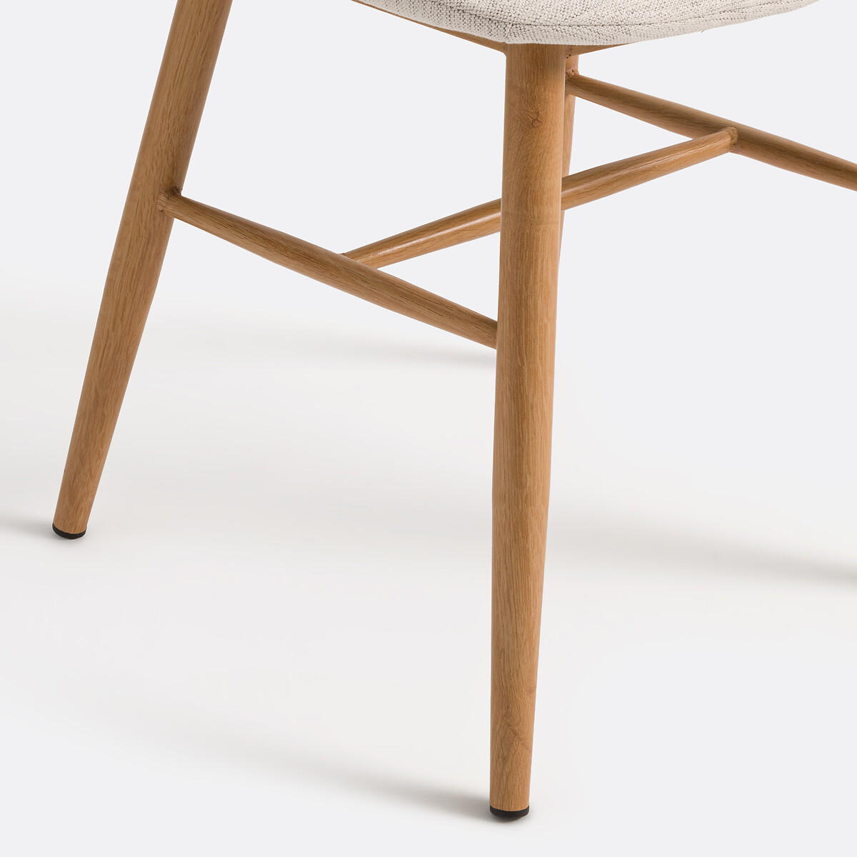 Lot de 2 chaises, tissu tramé, Polina ecru, LA REDOUTE INTERIEURS