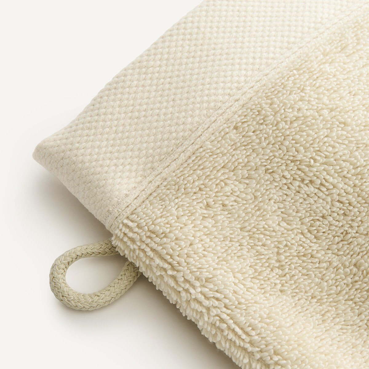 Lot de 2 gants de toilette 700 g/m², LEON ecru, AM.PM