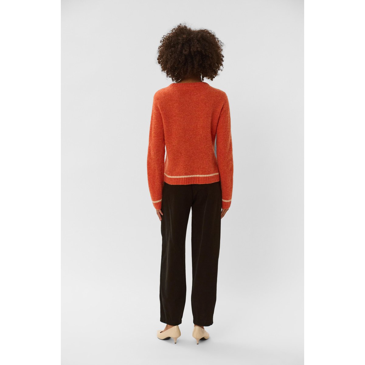 Pantalon casual marron coffee bean, CULTURE