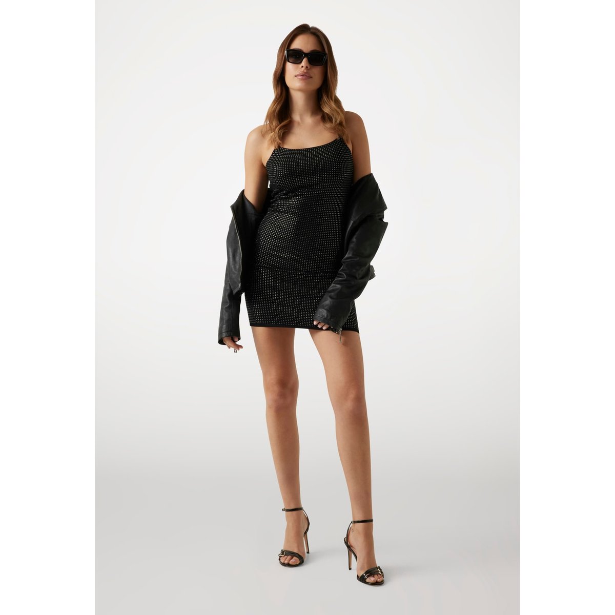 Mini Robe-Pull noir, GUESS