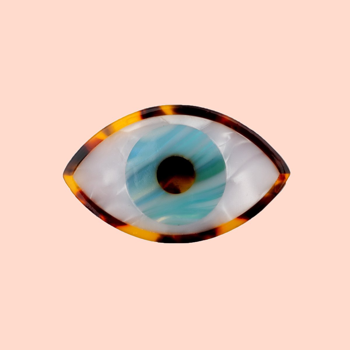 Barrette ŒIL bleu, COUCOU SUZETTE
