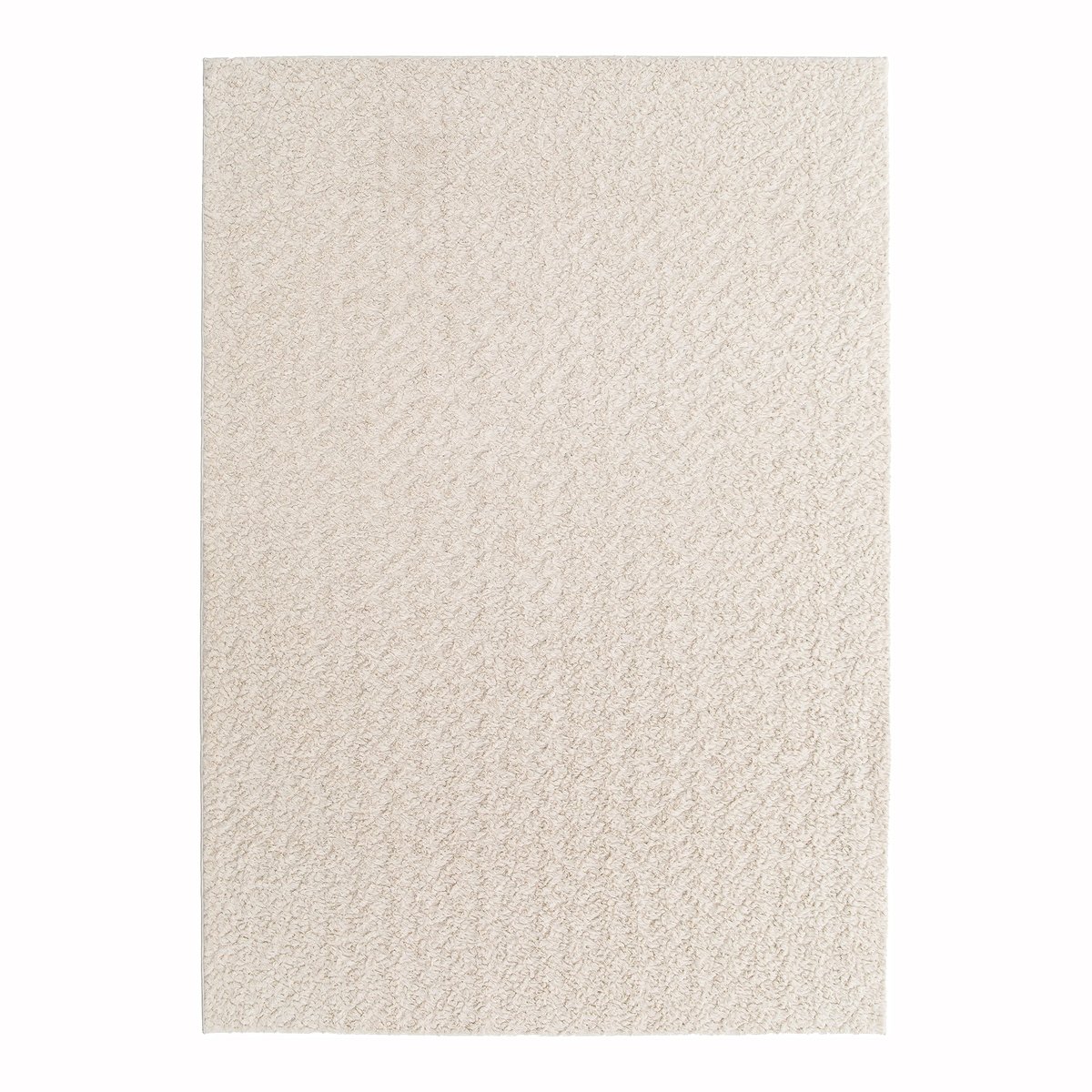 Tapis uni ultra doux contemporain PLAIN blanc pur, AFK LIVING