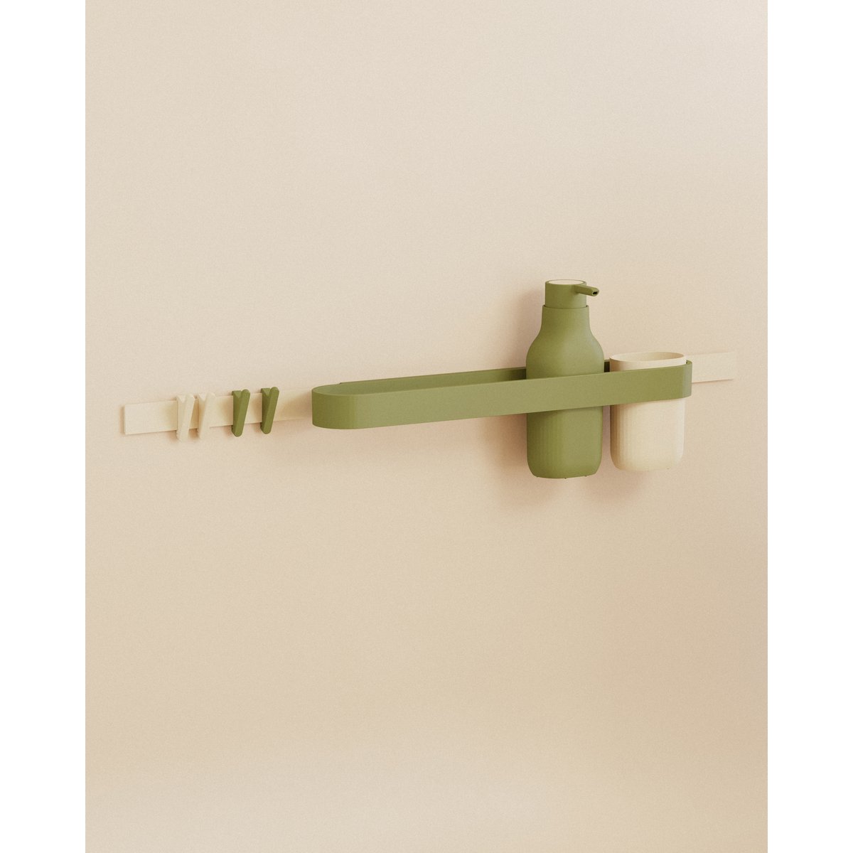 Set Modulaire Pour Cuisine avec vis ou adhésif ALIFE bronze brossé pvd, COSMIC