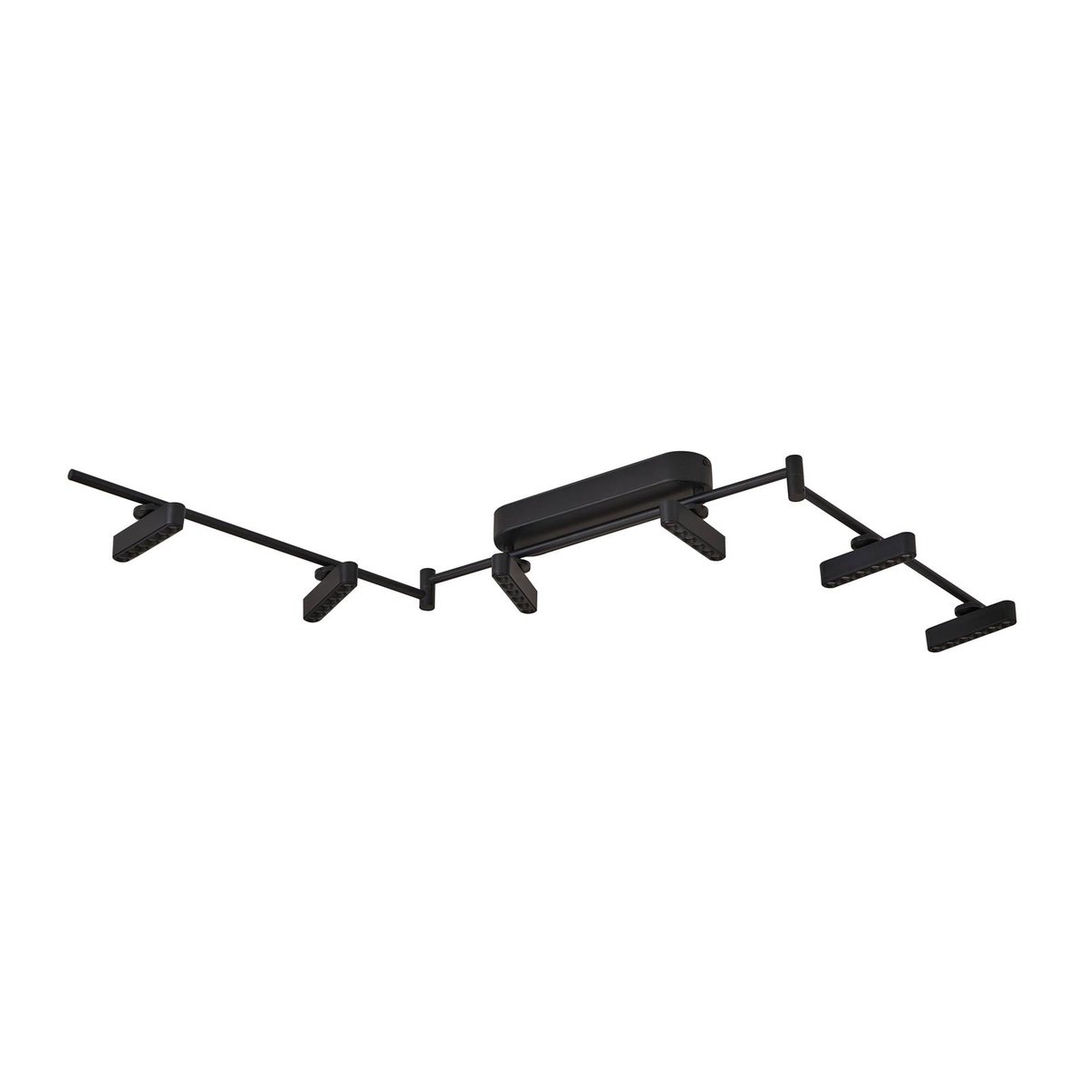 Plafonnier en métal moderneLED, Eldrin noir, LINDBY