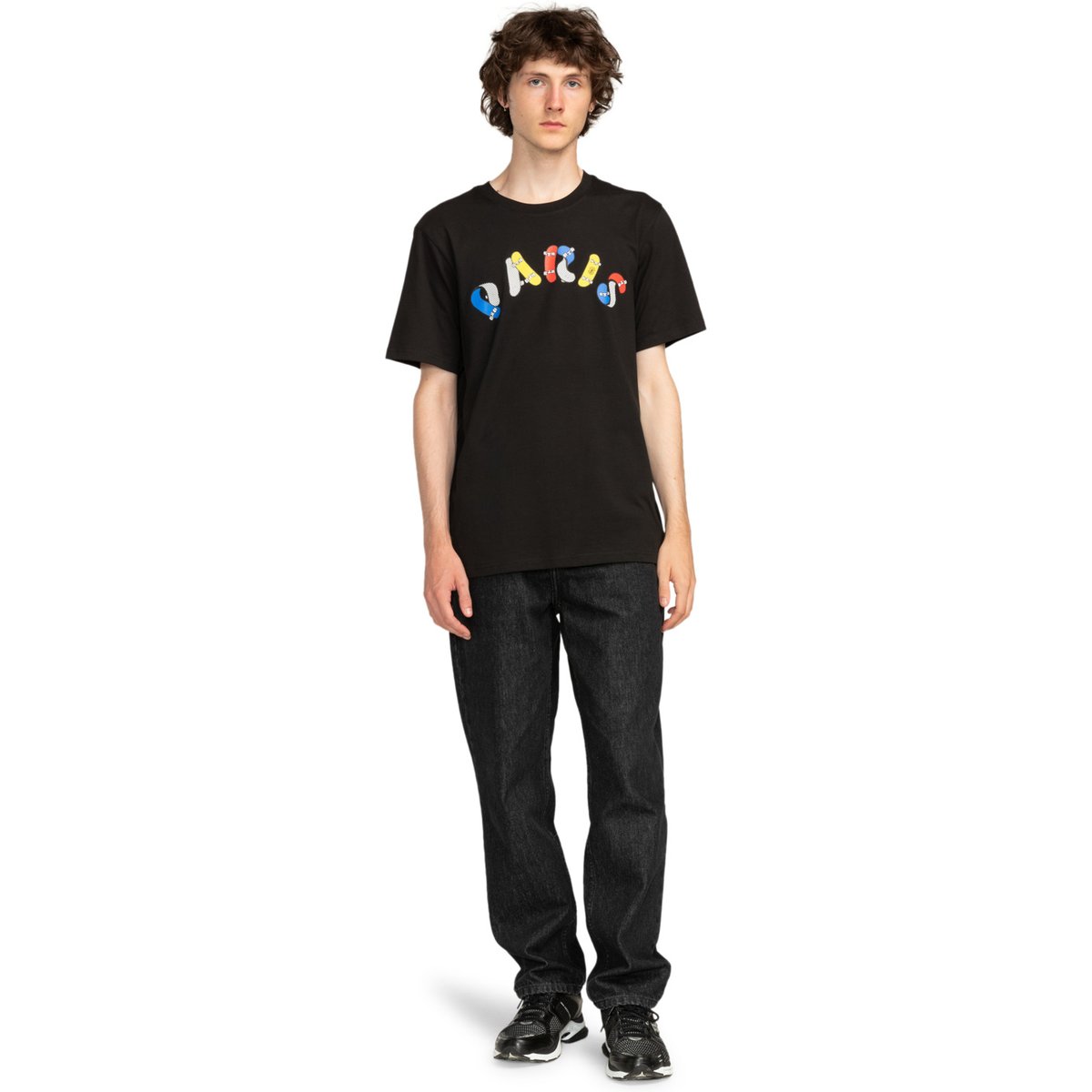 T-shirt à manches courtes TWISTED DECKS noir flint black, ELEMENT