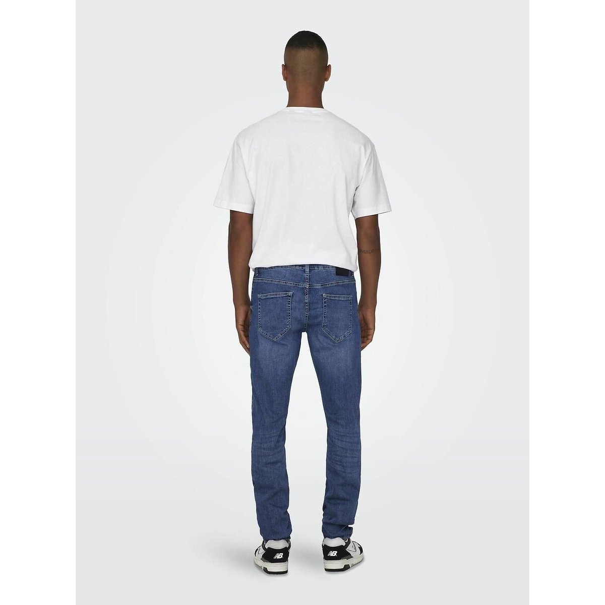 Rechte jeans Weft middelblauw , ONLY & SONS